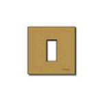 Vimar 8000 Series 1-Module Cover Plate, For 08501 Mounting Frame, 60 mm Round Mounting Box, Snap Fixing