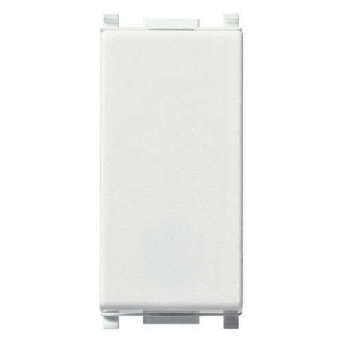 Vimar Plana 1P NC Push Button, 10A, 250V, Lightable, Flush Mount
