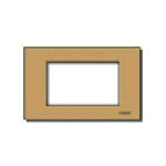 Vimar 8000 Series 3 Special Module Cover Plate, For 3-Module Flush Mounting Boxes, Snap-Fix