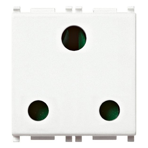 Vimar Plana 2P+E English SICURY Socket Outlet, 16A, 250V, IP20, 2 Modules, Flush Mount