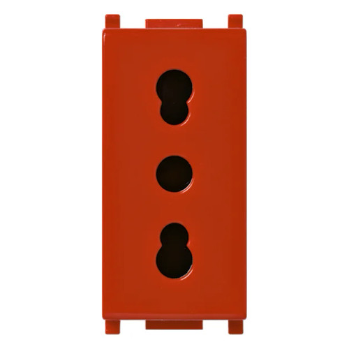 Vimar Plana 2P+E P17/11 Socket Outlet, 16A, 250V, IP20, Flush Mount - Apollo Lighting