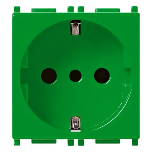 Vimar Plana 2P+E P30 Socket Outlet, 16A, 250V, Flush-Mounted, IP20