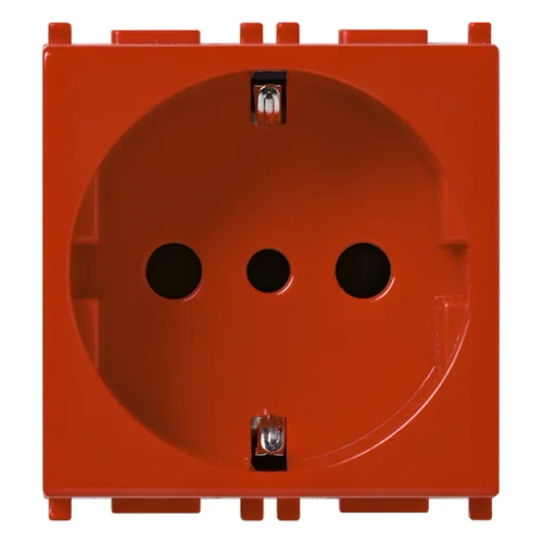 Vimar Plana 2P+E P30 Socket Outlet, 16A, 250V, Flush-Mounted, IP20