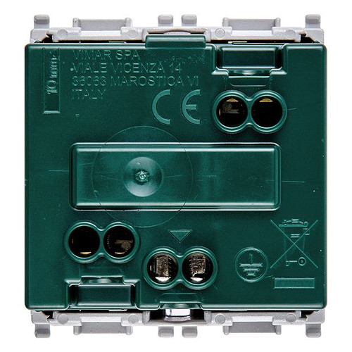 Vimar Plana 2P+E Universal Socket Outlet, 16A, 250V, IP20, Flush Mount