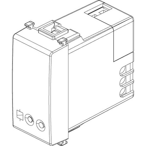 Vimar By-me Plus PLANA 1-Module Relay Actuator, 6A, 120-230V, IP40
