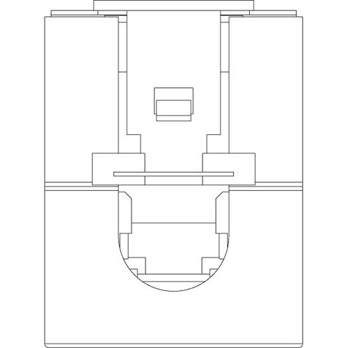Vimar Netsafe RJ45 Connector, For 03024.E and 03303.E Patch Panels, T568A/B Universal Wiring, 8 Contacts, Insulation-Piercing Terminals