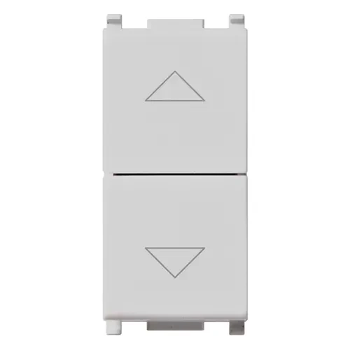 Vimar Plana Two Interlocked 1P NO+NO Push Buttons, 10A 250V, IP40