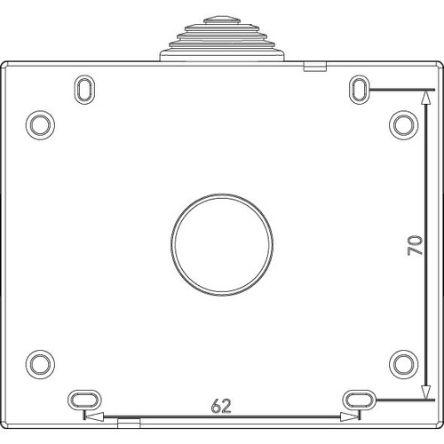 Vimar 3-Module IP40 Surface Enclosure, For 8000 Standard Modules