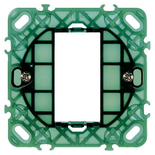 Vimar Plana 1-Module Mounting Frame with Claws, For 60 mm Flush-Mount Boxes - Apollo Lighting