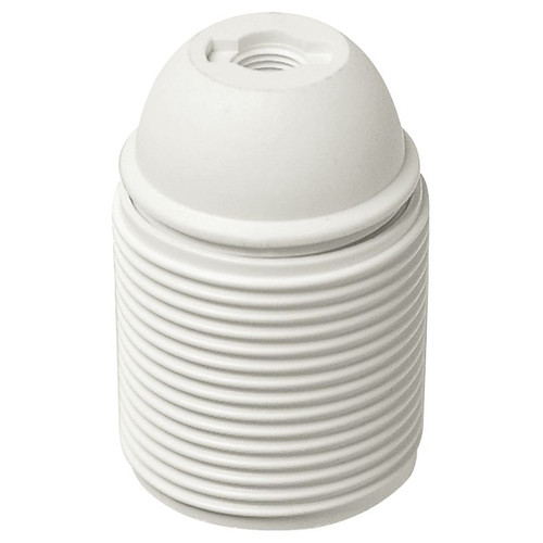 Vimar E27 Lampholder, Threaded Skirt, Glass-Reinforced Polyester Resin - Apollo Lighting