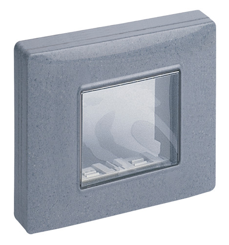 Vimar 2-Module IP55 Cover Plate, For Eikon and Plana Series, With Screws, 60 mm Mounting Boxes