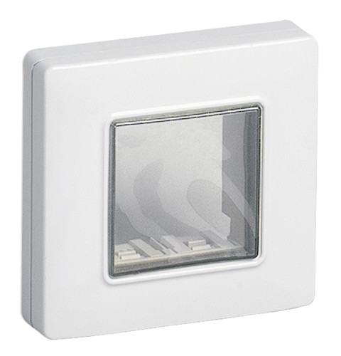 Vimar 2-Module IP55 Cover Plate, For Eikon and Plana Series, With Screws, 60 mm Mounting Boxes