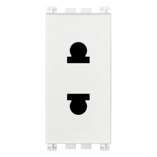 Vimar ARKÉ 2P USA+EU SICURY Outlet, 16A, 250V, IP20, Flush-Mounted
