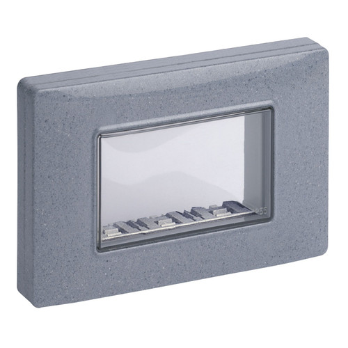 Vimar Isoset 3-Module IP55 Cover Plate, For Eikon, Arké, Plana, With Screws