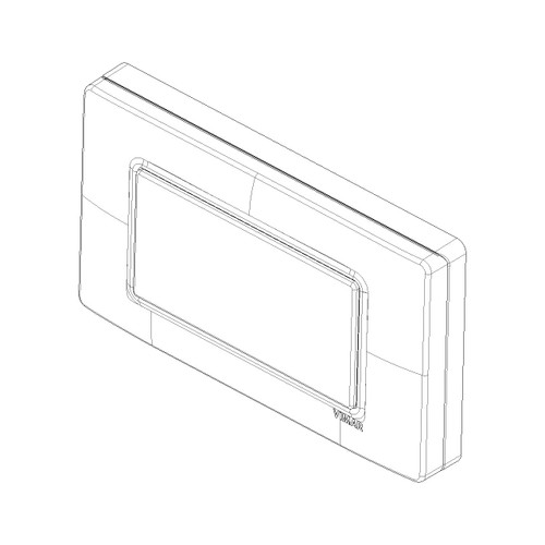 Vimar 4-Module IP55 Cover Plate, For Eikon and Plana Series, For 4-Module Flush Mounting Boxes, With Screws