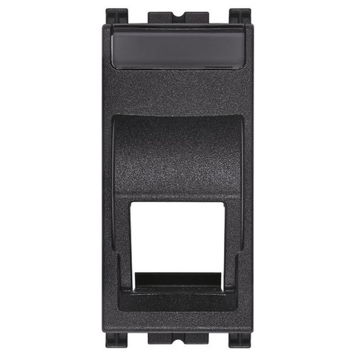 Vimar - ARKÉ Series - 1 Module RJ45 Slanting Keystone Adaptor - Apollo Lighting