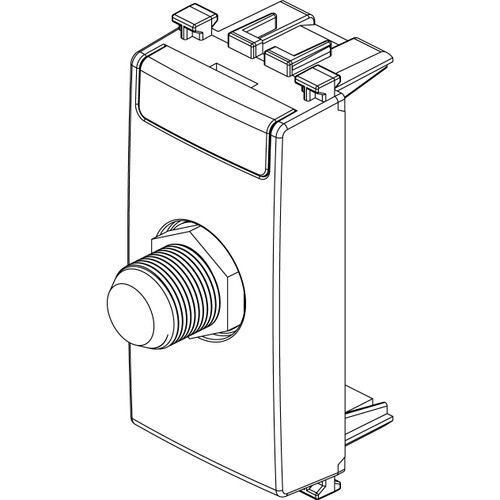 Vimar ARKÉ F Type Female Socket Connector, 2400 MHz, IEC 60169-24