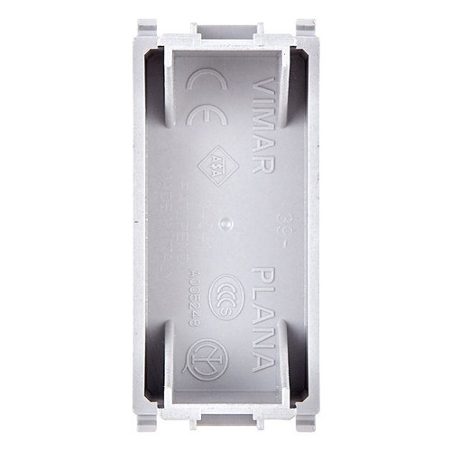 Vimar Plana 1M Blank Module, Built-In, Halogen-Free Thermoplastic