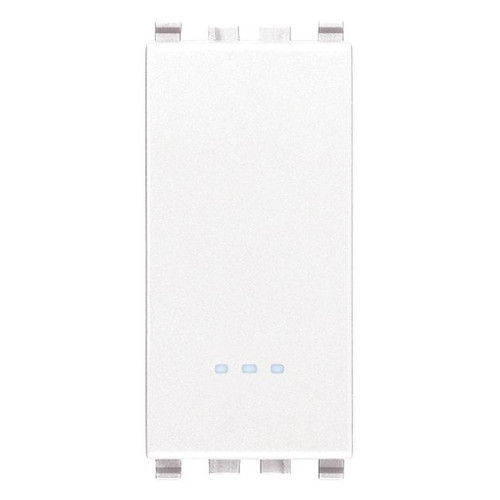 Vimar EIKON Touch Push Button, For Remote Control, 230V 50-60Hz, Flush-Mounted, 1-Module