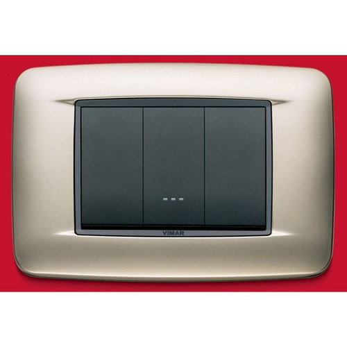 Vimar EIKON Touch Push Button, For Remote Control, 230V 50-60Hz, Flush-Mounted, 1-Module