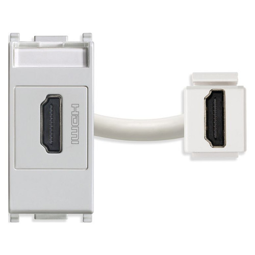 Vimar Plana HDMI 2.1b Socket Outlet, Keystone Fixing, IP20