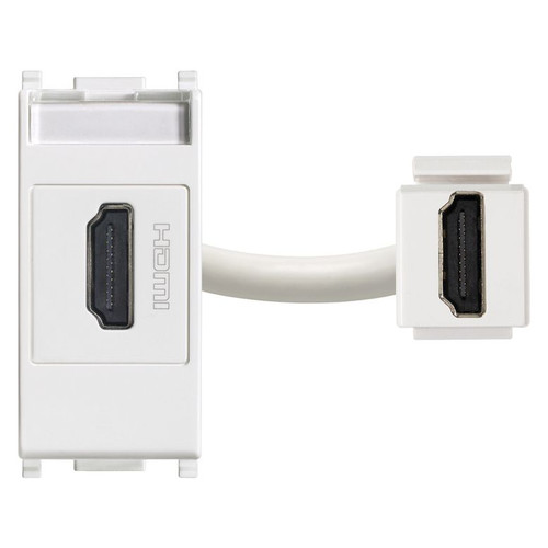 Vimar Plana HDMI 2.1b Socket Outlet, Keystone Fixing, IP20