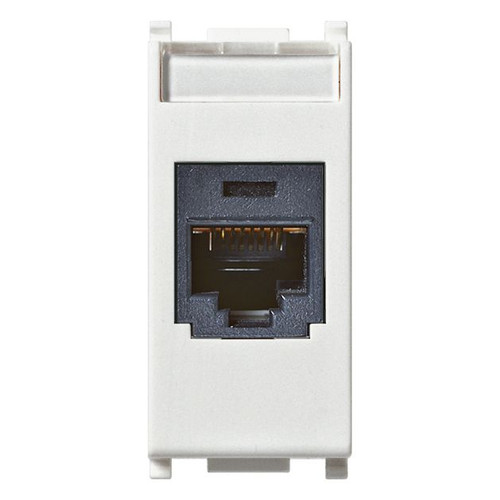 Vimar Plana Series RJ45 Cat5e Panduit Outlet, T568A/B, 8 Contacts