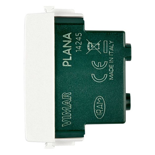 Vimar ARKÉ 2P+E USA Socket Outlet, 15A, 127V, Flush-Mounted, Screw Terminal