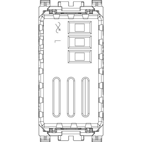 Vimar - ARKÉ Series - Dimmer - 230V, 100-500W - Apollo Lighting