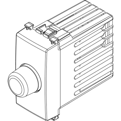 Vimar Dimmer, 230V, 100-500W, for Incandescent Lamps, Rotary Control