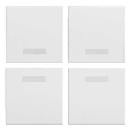 Vimar Eikon Four Spare 1-Module Interchangeable Half-Button Caps, KNX, IP40 - Apollo Lighting