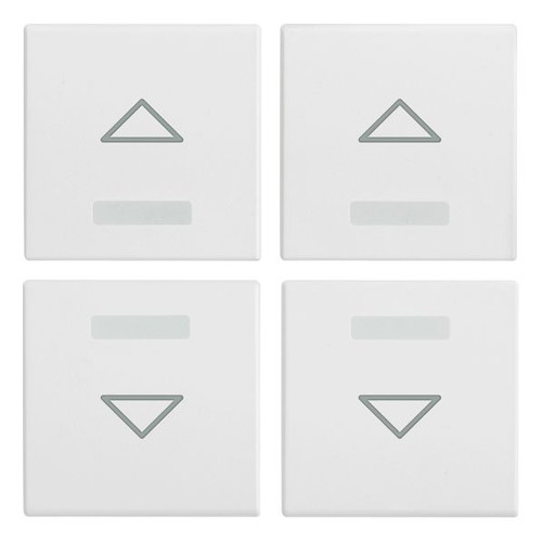 Vimar Eikon Four Spare 1-Module Interchangeable Half-Button Caps, KNX, IP40