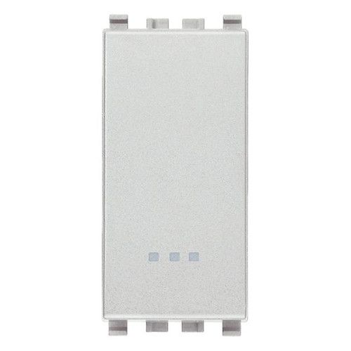 Vimar Eikon 1P 10AX 2-Way Screwless Switch, 250V, IP40, Flush-Mounted, Push-In Clamp