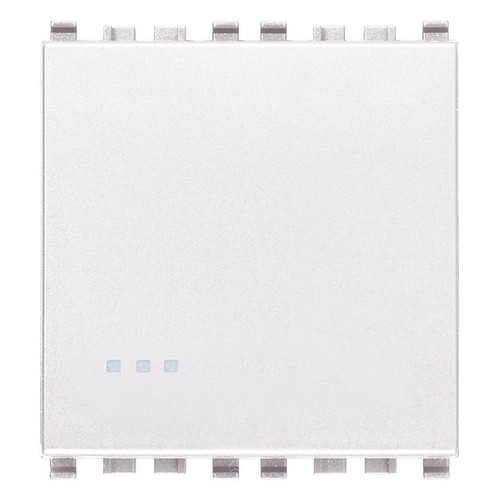 Vimar Eikon 1P 2-Way Switch, 20AX, 250V, Optional LED Lighting, IP40
