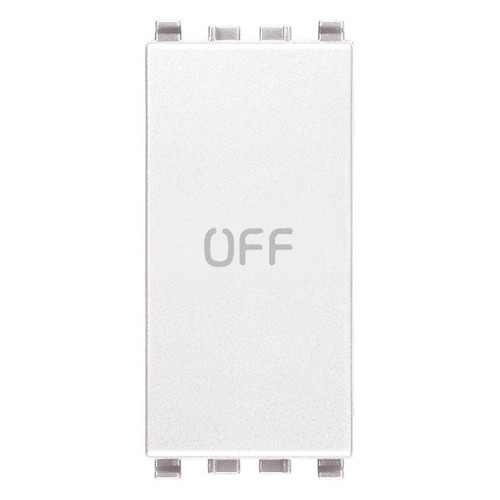 Vimar Eikon 1P NO+NC Push Button, 10A, 250V, IP40, Flush-Mount - Apollo Lighting
