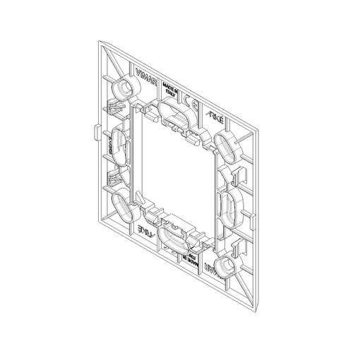 Vimar ARKÉ RF Device Frame, 2-Module, For EnOcean, Bluetooth, ZigBee Devices