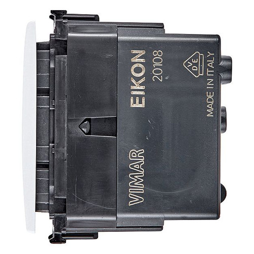 Vimar Eikon Axial 1P NO Push Button, 10A, 250V, Lightable, IP40