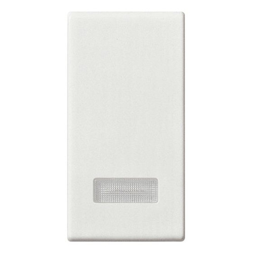 Vimar Plana 1-Module Interchangeable Button, Lightable Diffuser, IP40, Halogen-Free - Apollo Lighting