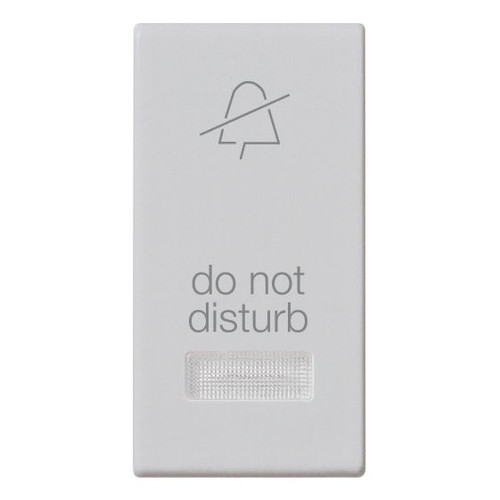 Vimar Plana 1-Module Interchangeable Button, Lightable Diffuser, IP40, Halogen-Free