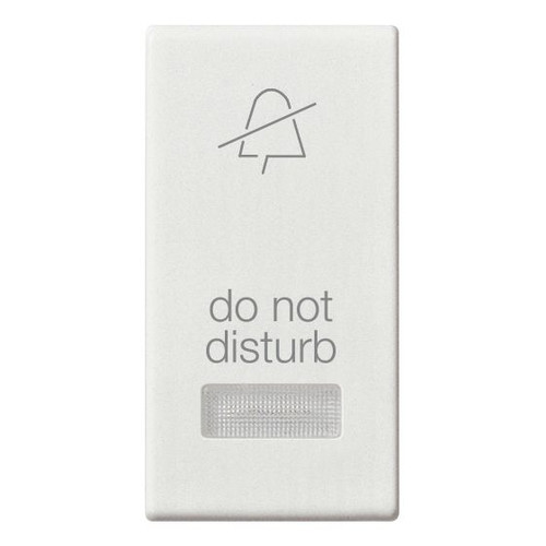Vimar Plana 1-Module Interchangeable Button, Lightable Diffuser, IP40, Halogen-Free