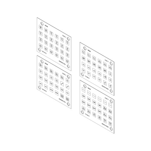 Vimar - EIKON Series - Stickers Sheets - Apollo Lighting