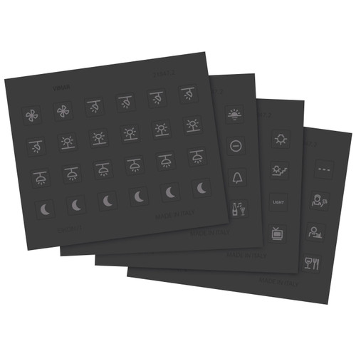 Vimar - EIKON Series - Stickers Sheets - Apollo Lighting