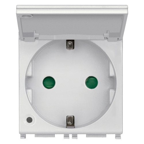 Vimar - Plana Series - 2P+E German SICURY Outlet - 16A, 250V - Apollo Lighting