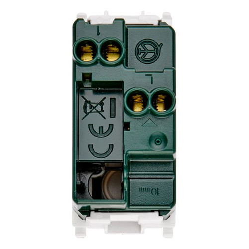 Vimar Plana 1P 10AX 1-Way Switch, 250V, Lightable, Replaceable Button