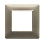 Vimar Plana 2-Module Cover Plate, IP00