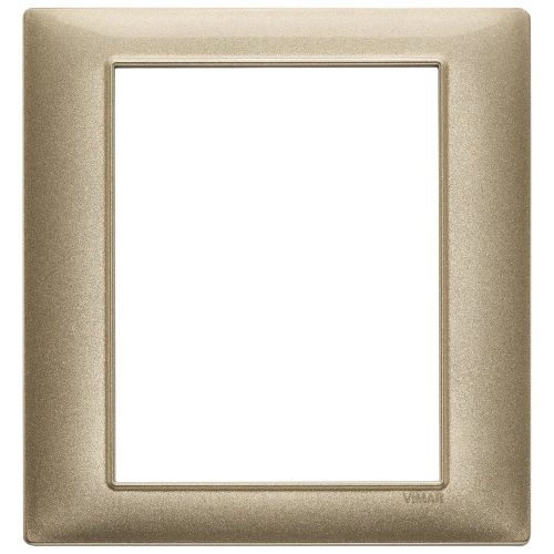 Vimar Plana 8-Module Cover Plate, 142.5 x 151 mm, Halogen-Free Technopolymer