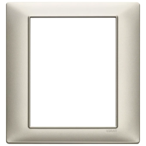 Vimar Plana 8-Module Cover Plate, 142.5 x 151 mm, Halogen-Free Technopolymer
