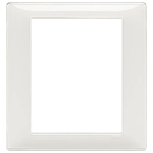 Vimar Plana 8-Module Cover Plate, 142.5 x 151 mm, Halogen-Free Technopolymer