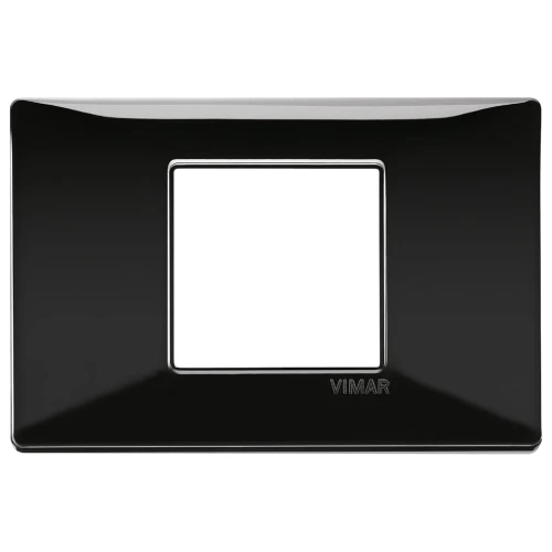 Vimar Plana 2-Central-Module Cover Plate, 120x80x9mm, IP00, Clamp Mount