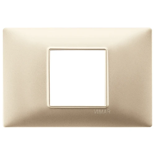 Vimar Plana 2-Central-Module Cover Plate, 120x80x9mm, IP00, Clamp Mount